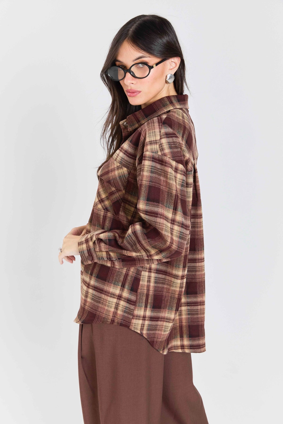 חולצה משבצות איזבל