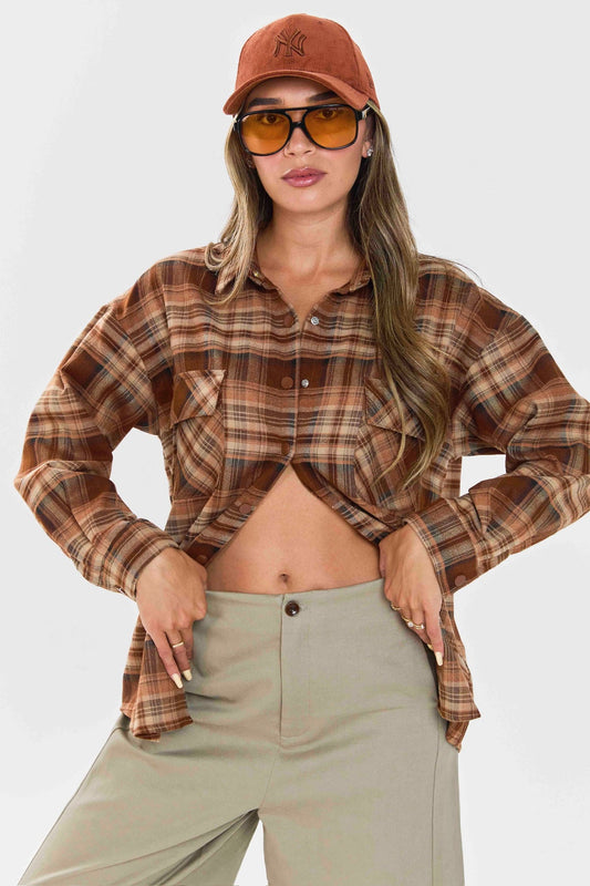 חולצה משבצות איזבל