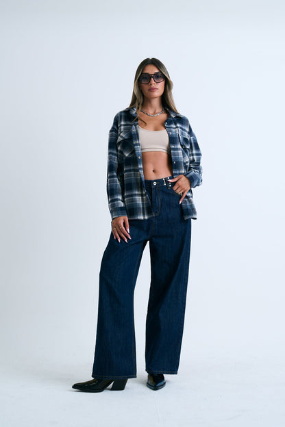 חולצה משבצות איזבל