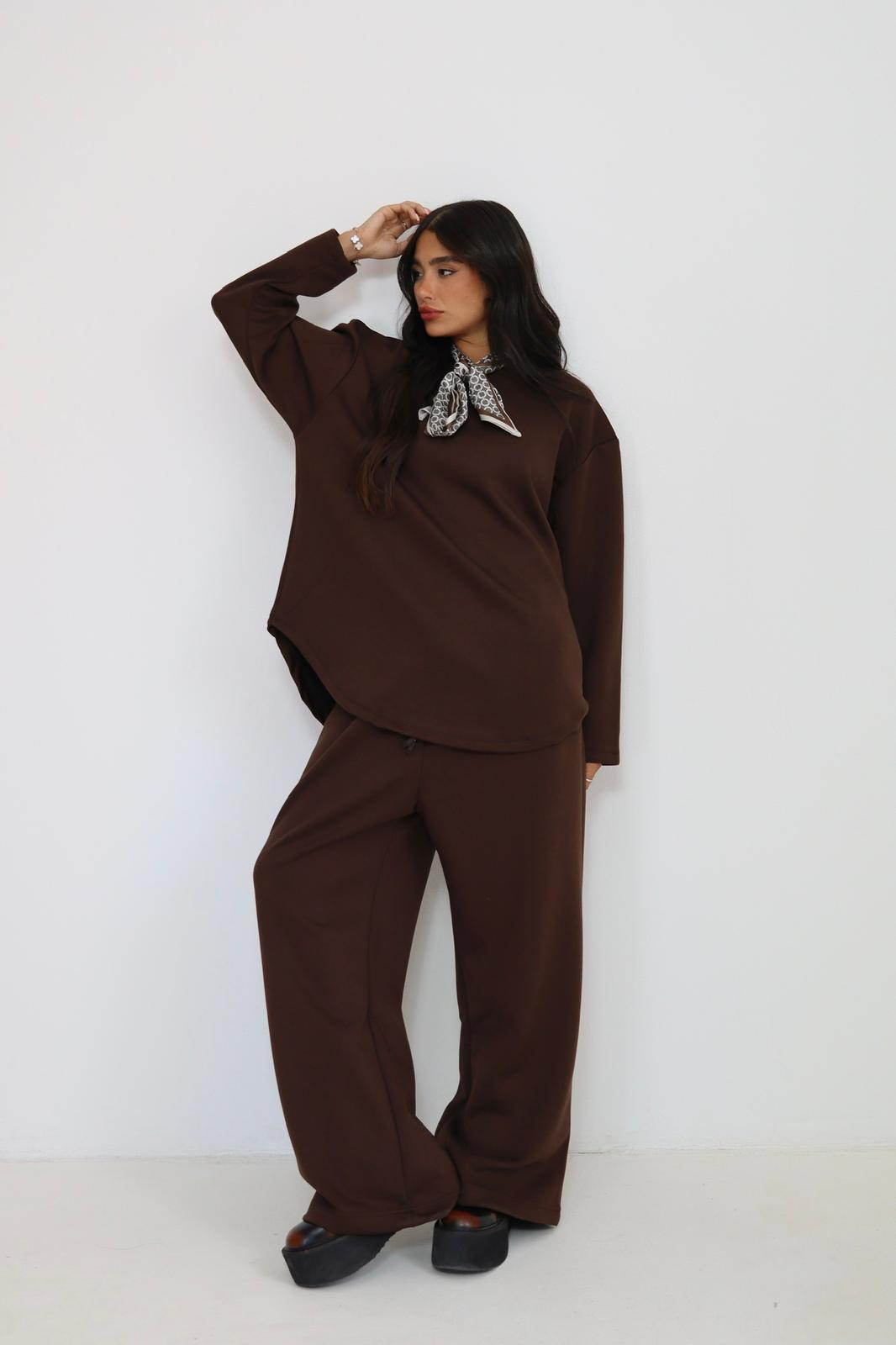 חליפה משי תמר