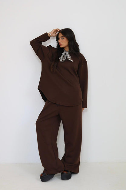 חליפה משי תמר