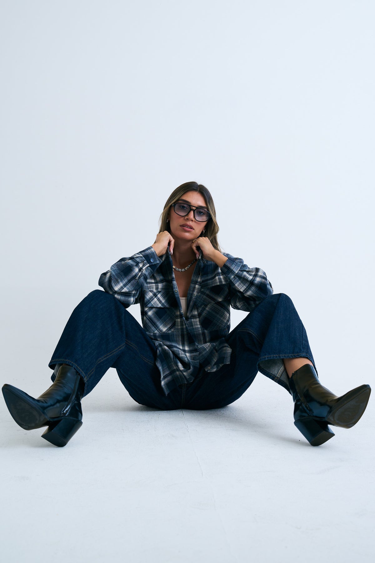 חולצה משבצות איזבל