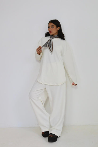 חליפה משי תמר