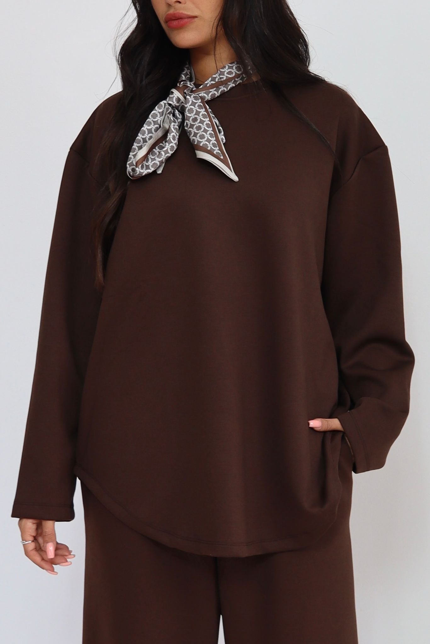 חליפה משי תמר