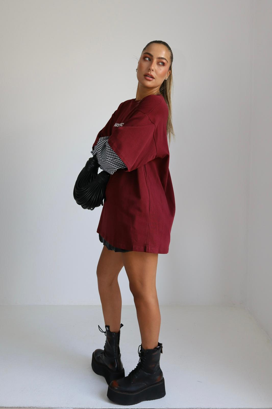 טוניקה שרוול משבצות רונה