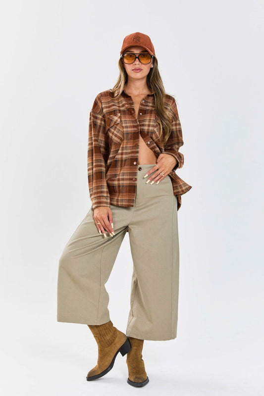 חולצה משבצות איזבל