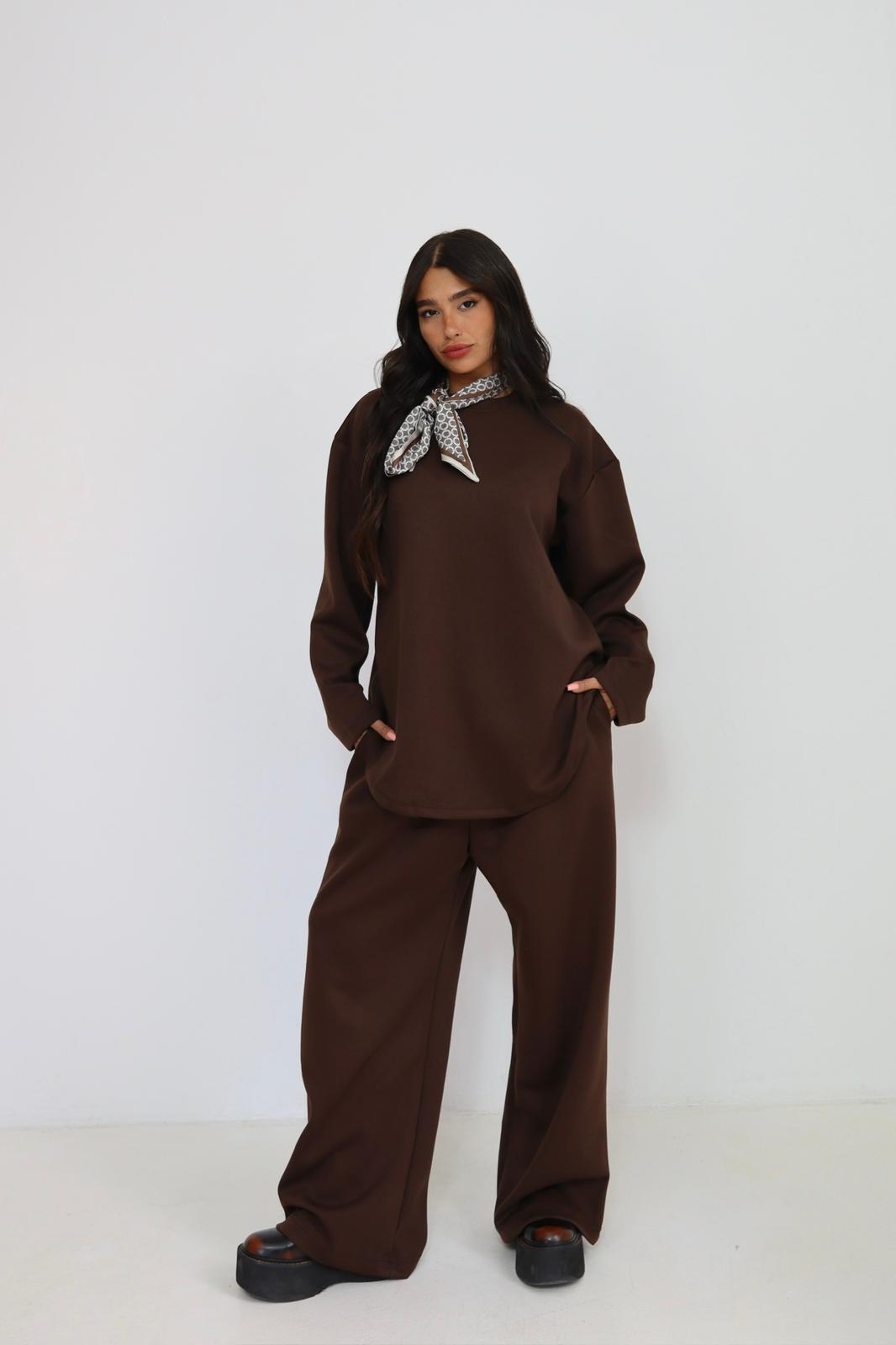 חליפה משי תמר