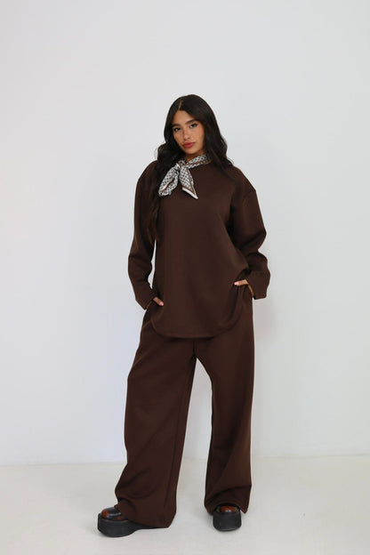 חליפה משי תמר