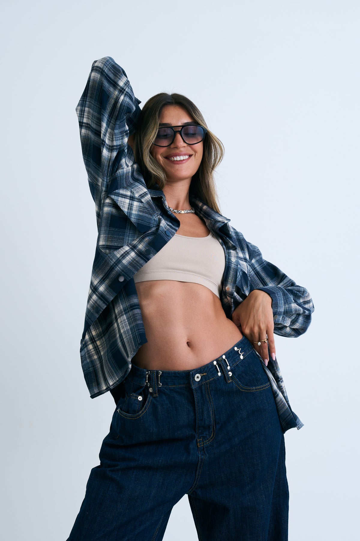 חולצה משבצות איזבל