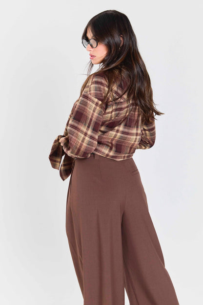 חולצה משבצות איזבל