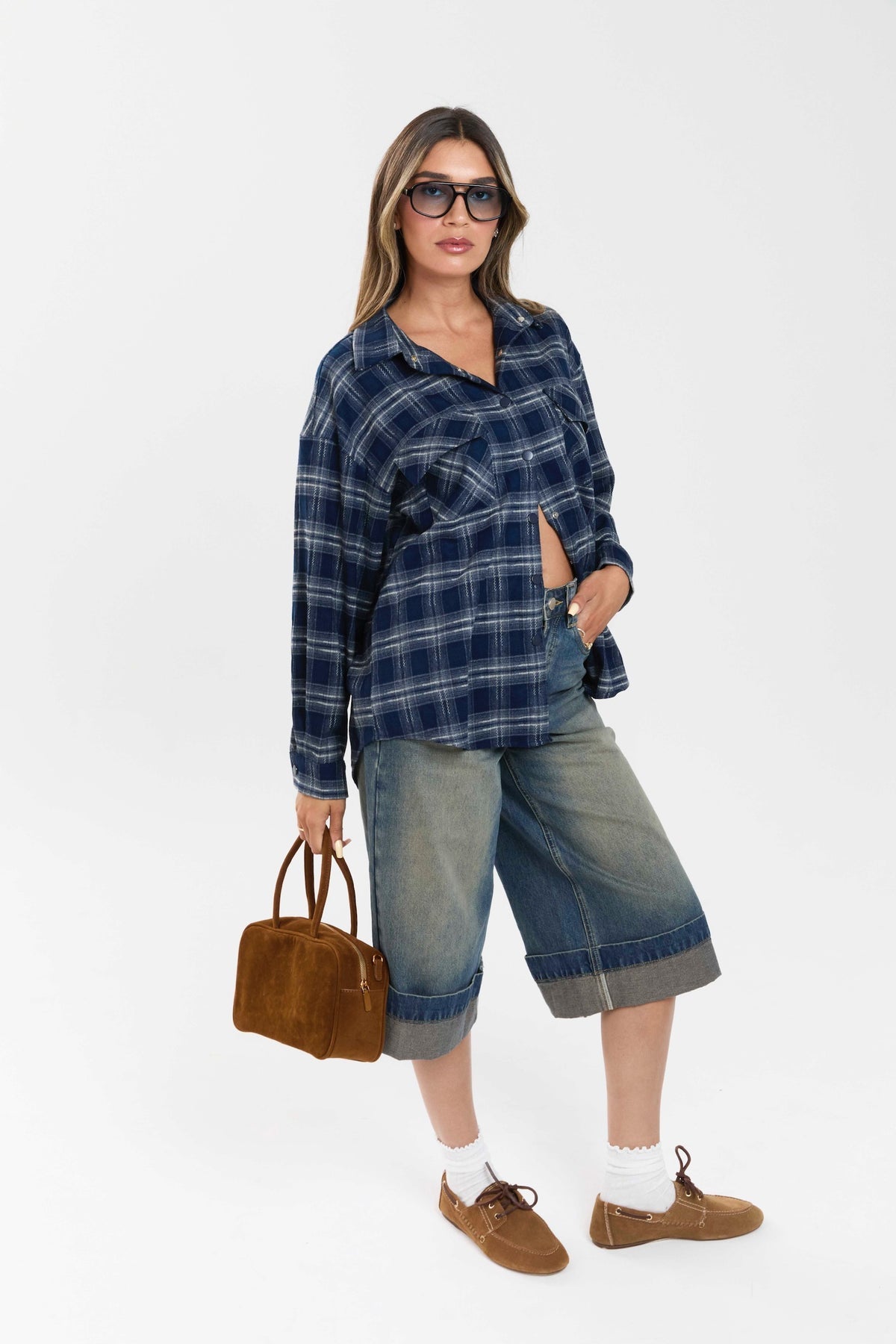 חולצה משבצות איזבל