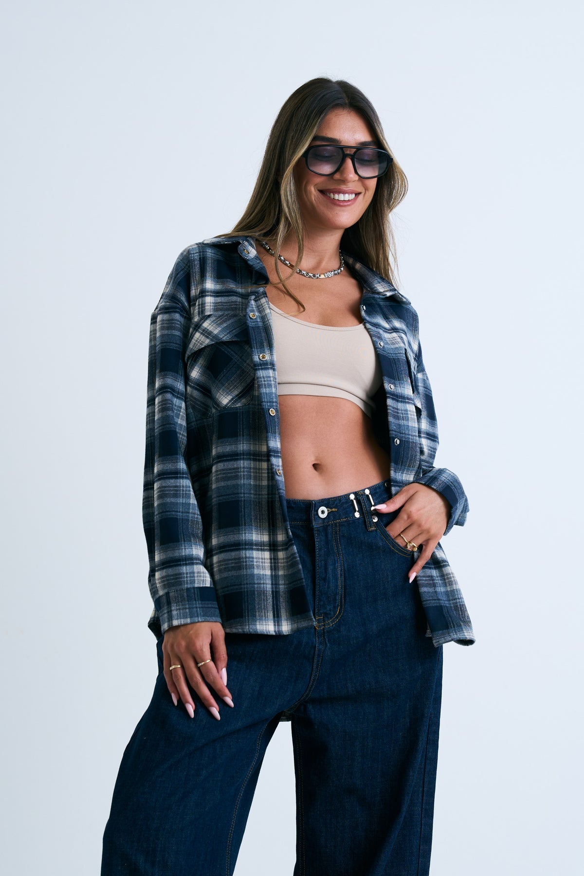 חולצה משבצות איזבל